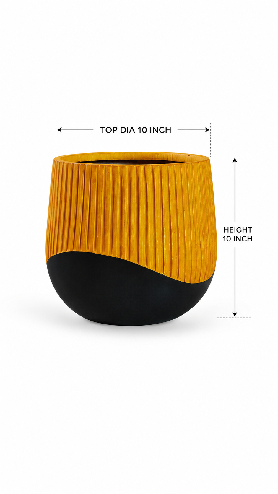 Curvora FRP Planter- Medium - Image
